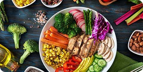 Healthy food options